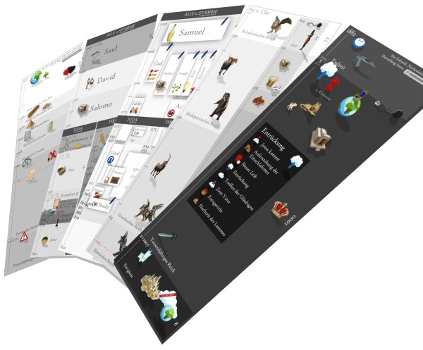 Lesezeichen-Set "Biblische Chronologie" - gross